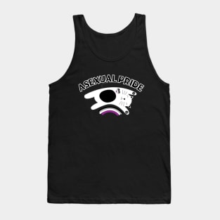 ASEXUAL PRIDE CAT (Black color) Tank Top